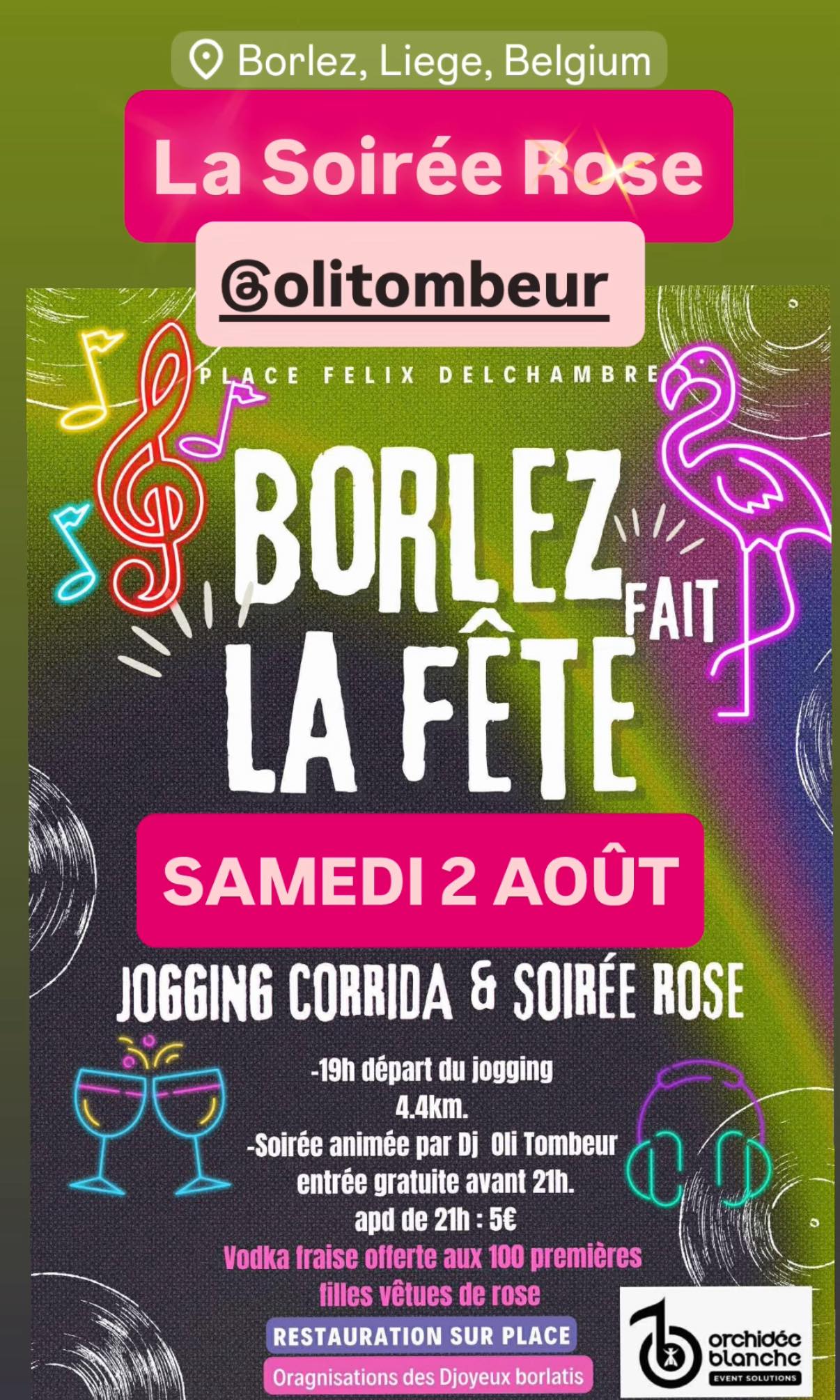 Flyer de la course