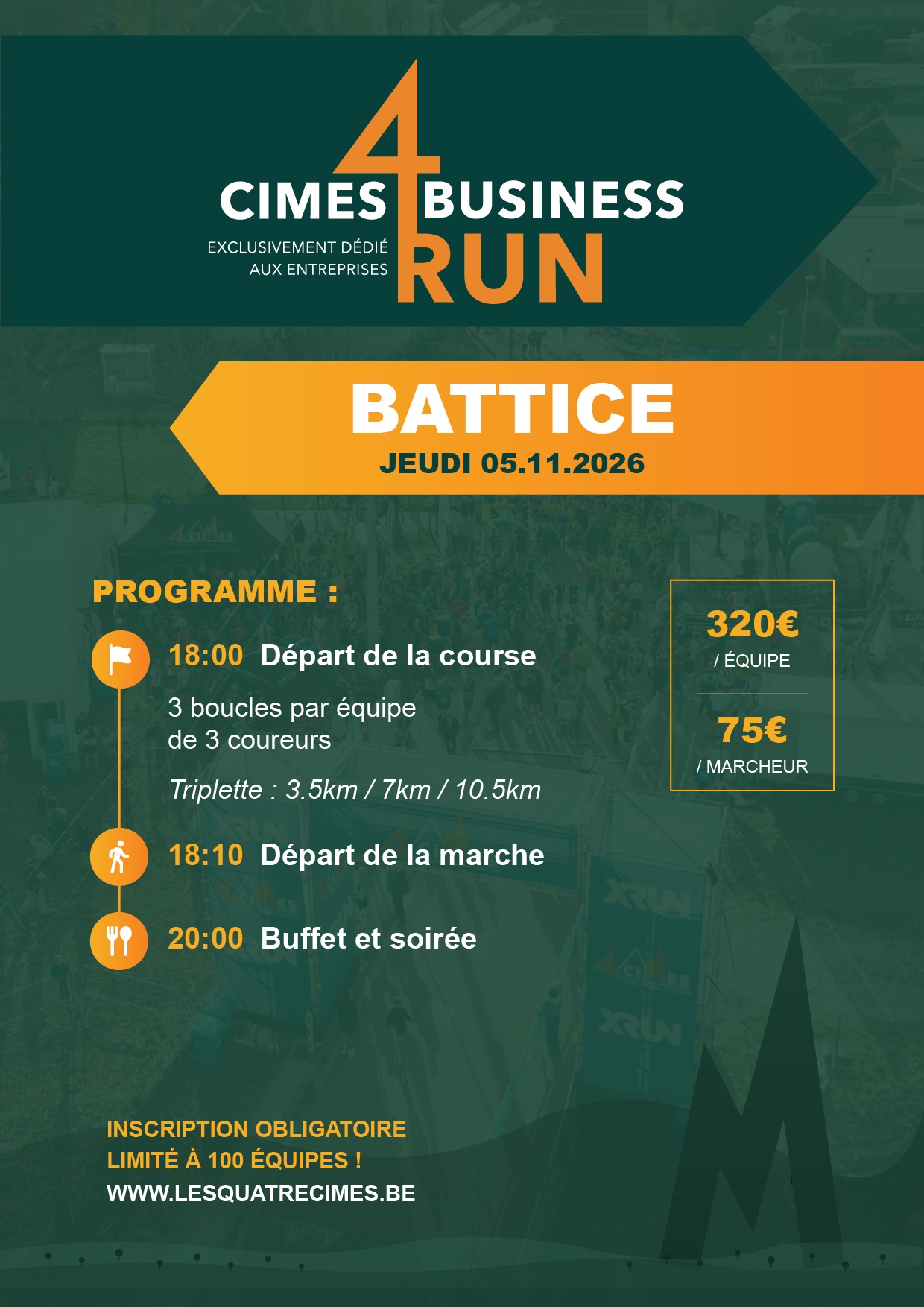Flyer de la course