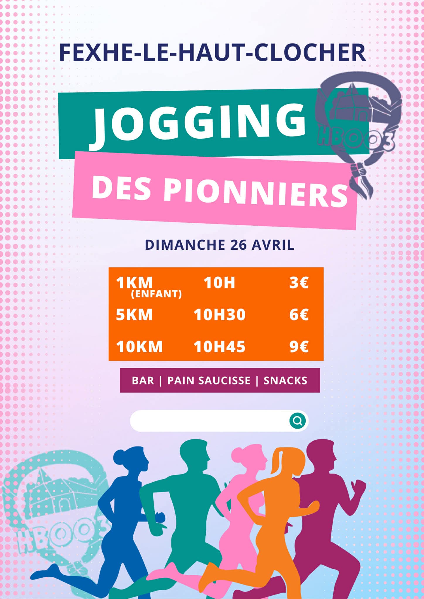 Flyer de la course