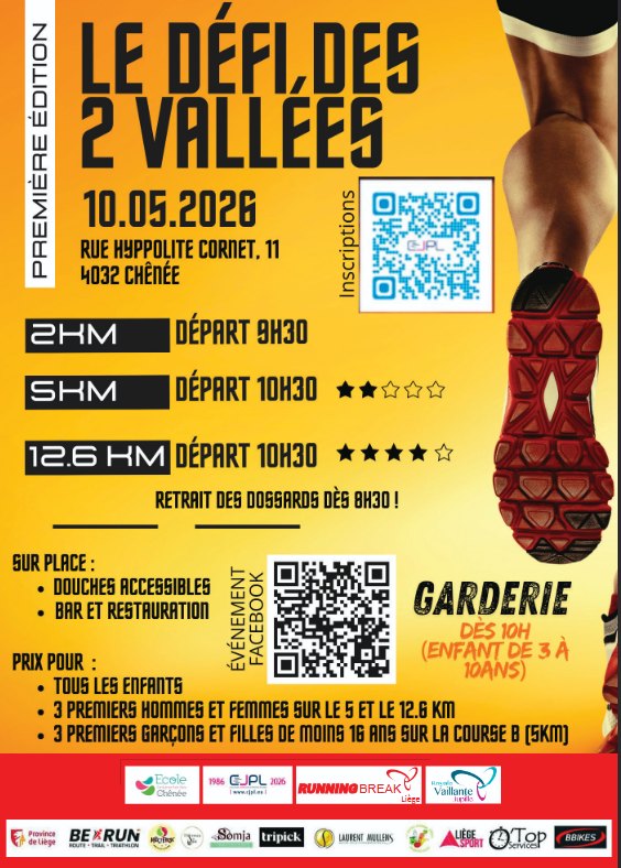 Flyer de la course - recto