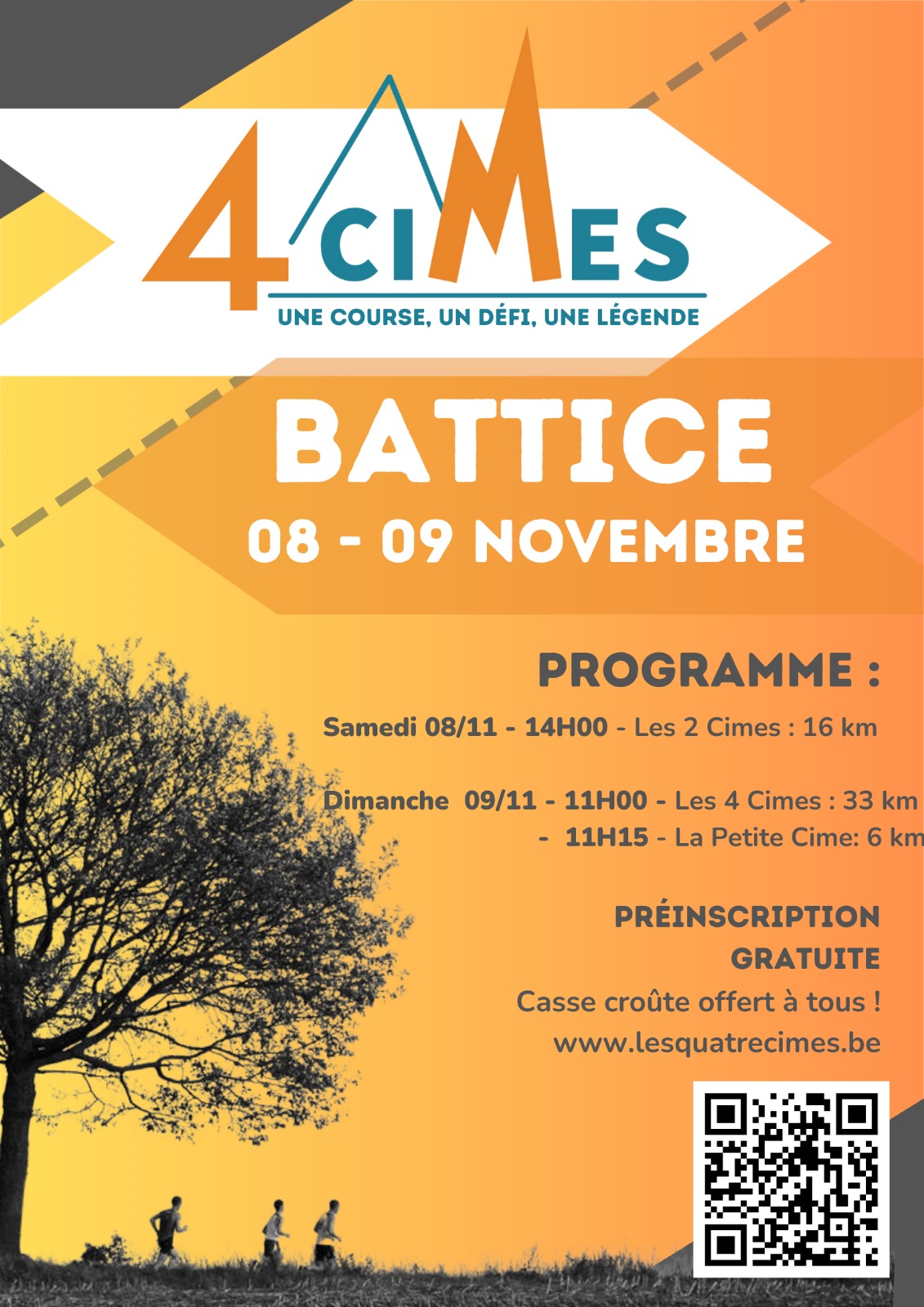 Flyer de la course