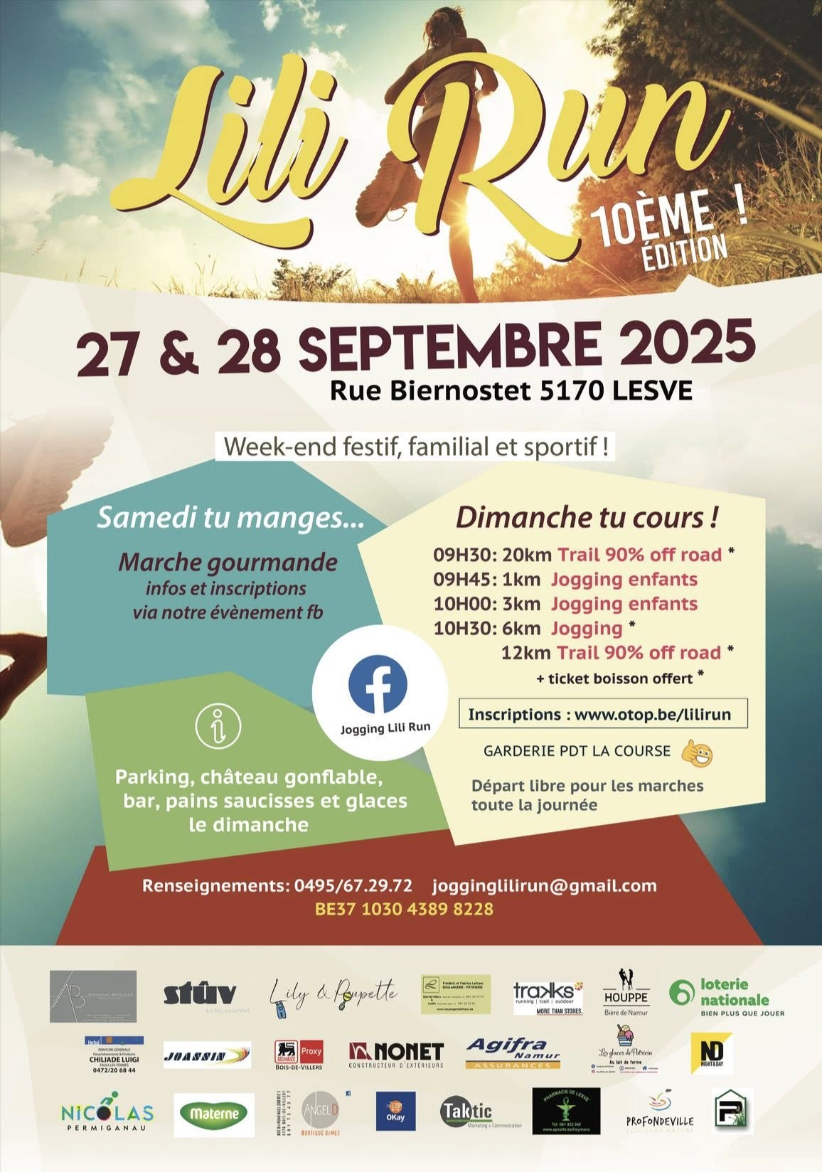 Flyer de la course