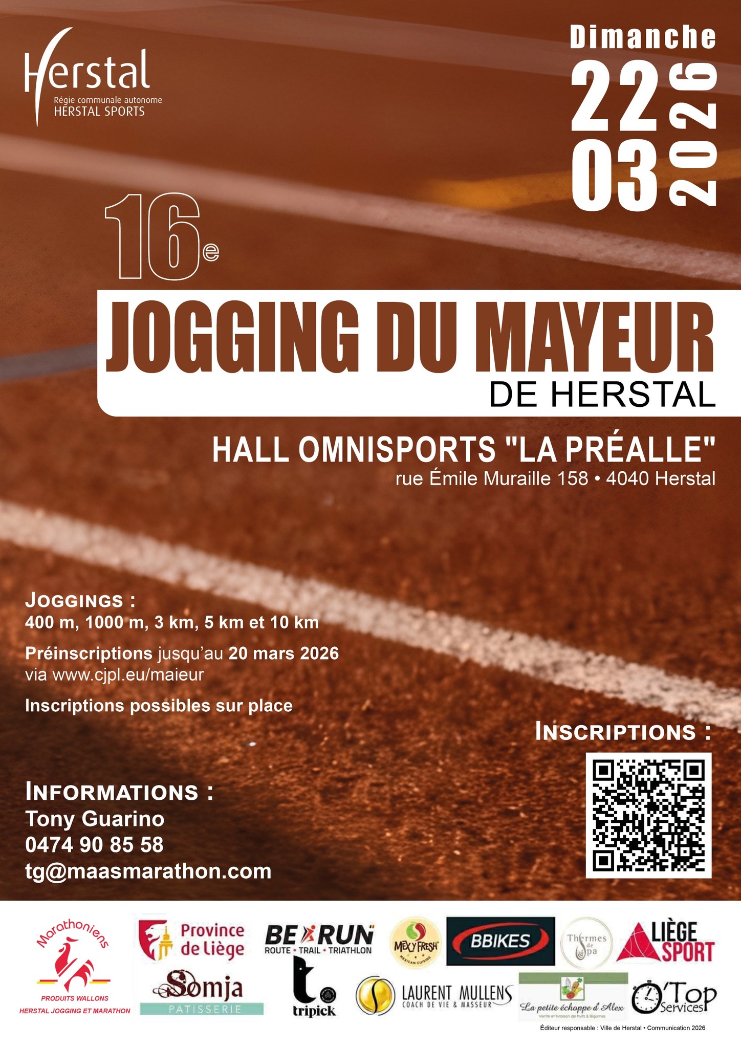 Flyer de la course