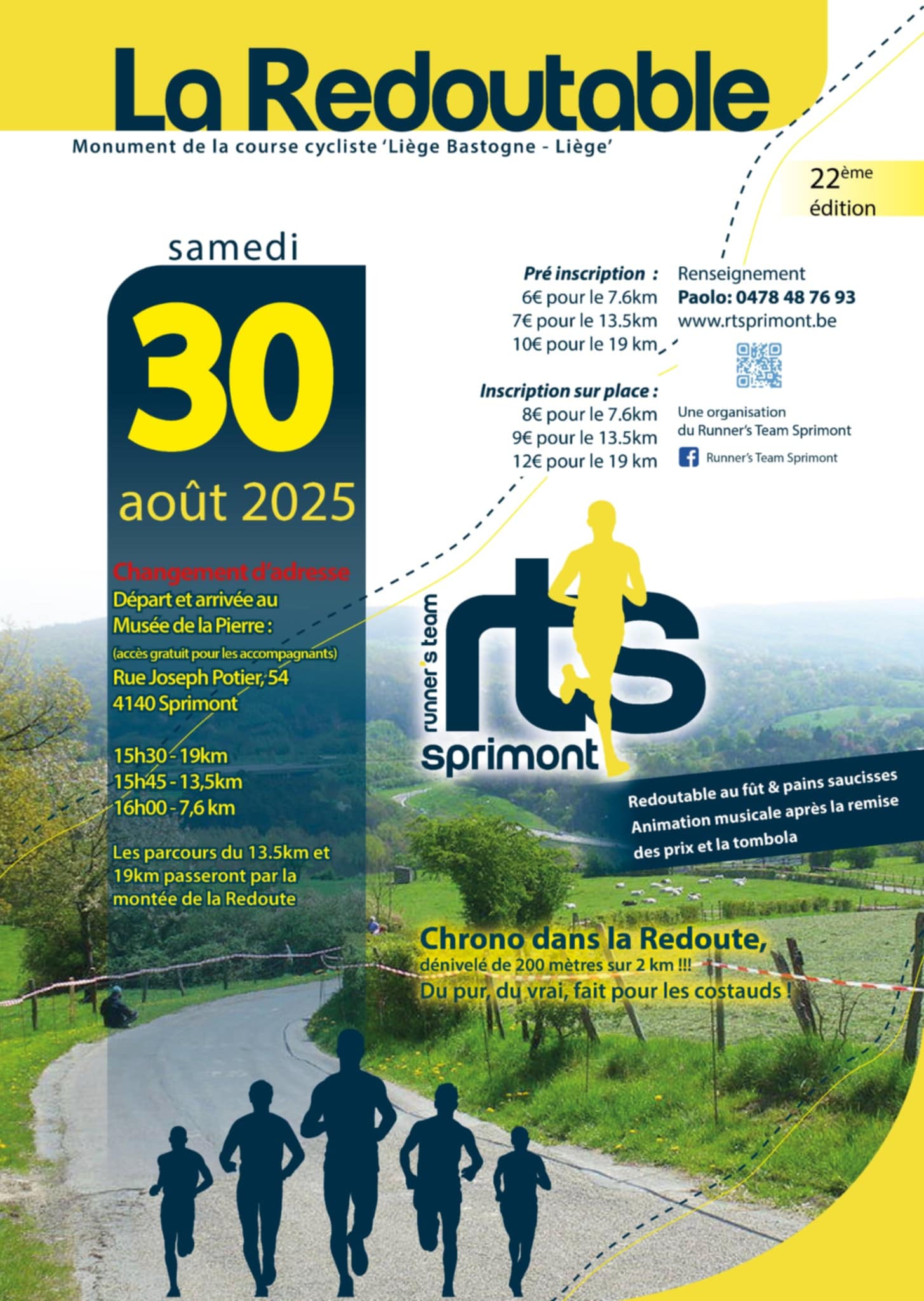 Flyer de la course