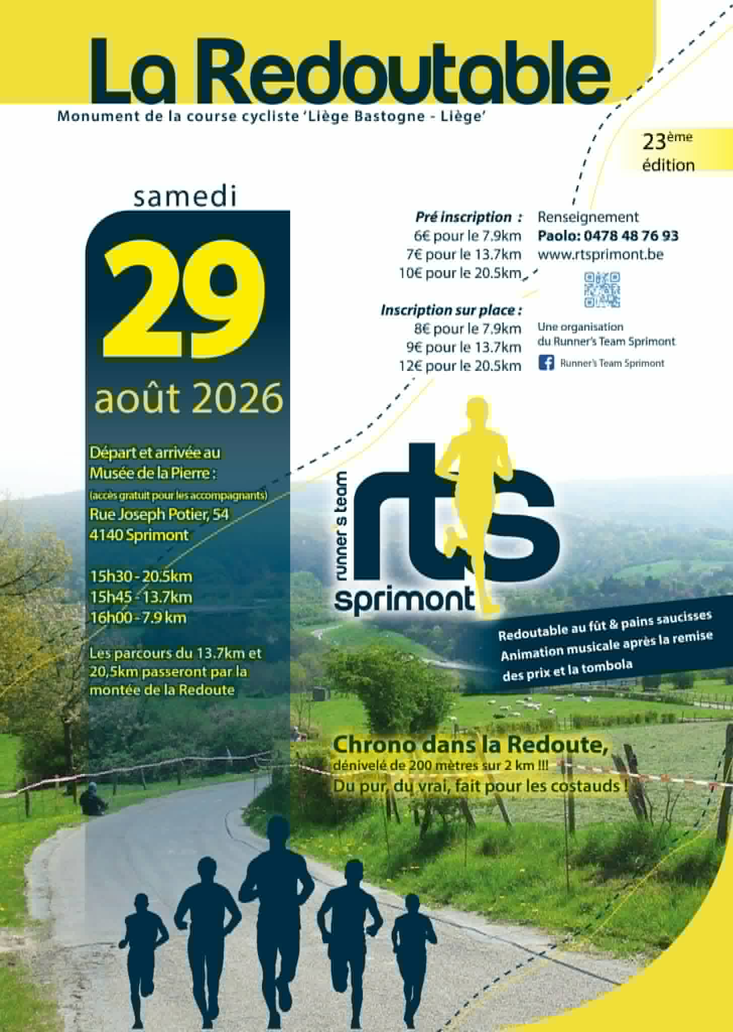 Flyer de la course