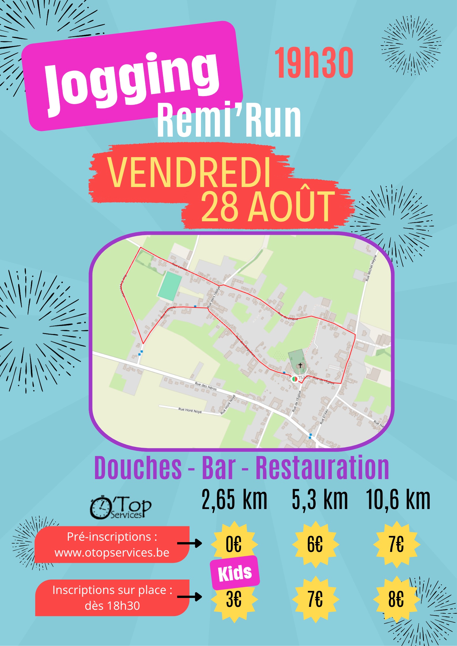 Flyer de la course