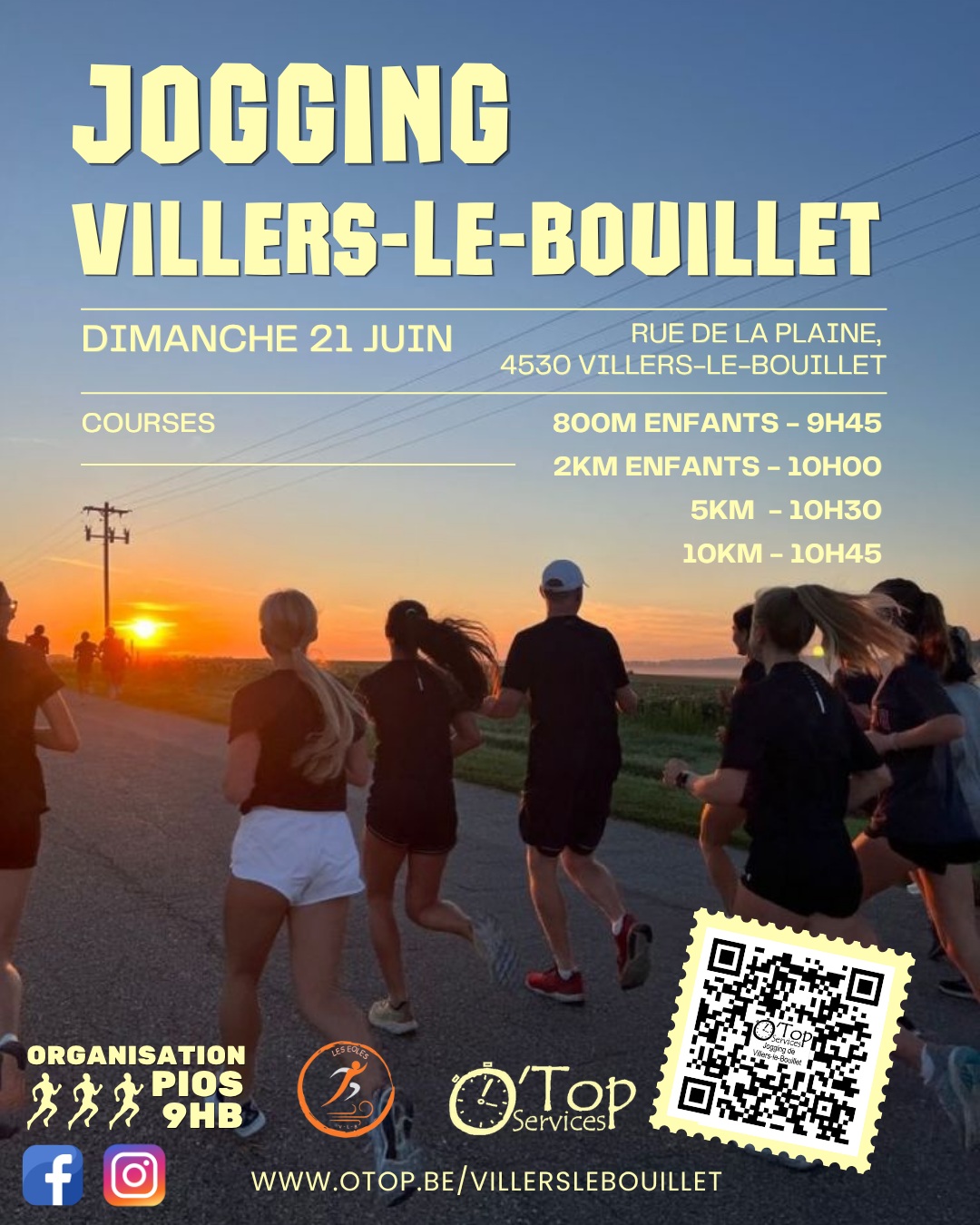 Flyer de la course